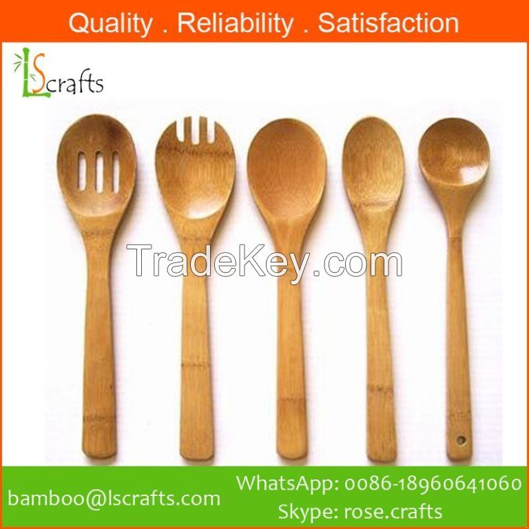 Eco-friendly Bamboo Salad Server