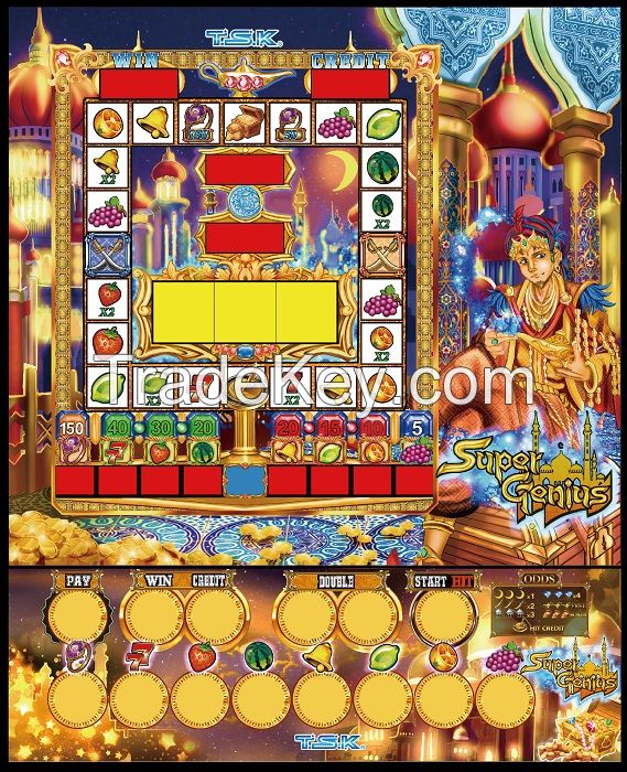 TSK Taiwan Arcade Mario Slot Game Machine: Super Genius(VIP/ABS)