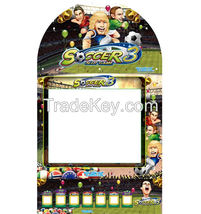 TSK Taiwan Arcade Video Game Machine: Soccer 3 (VIP/ABS)