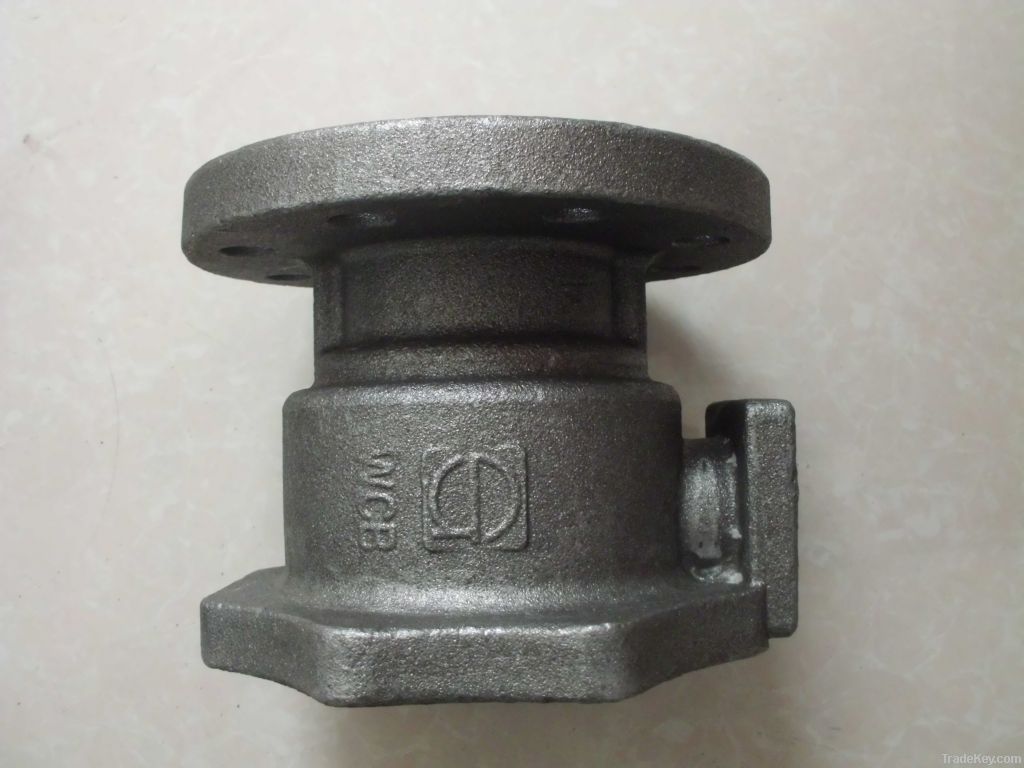 Steel casting valve body