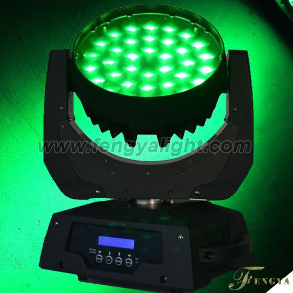 zooming 36X10W RGBW 4 in 1 led moving head light