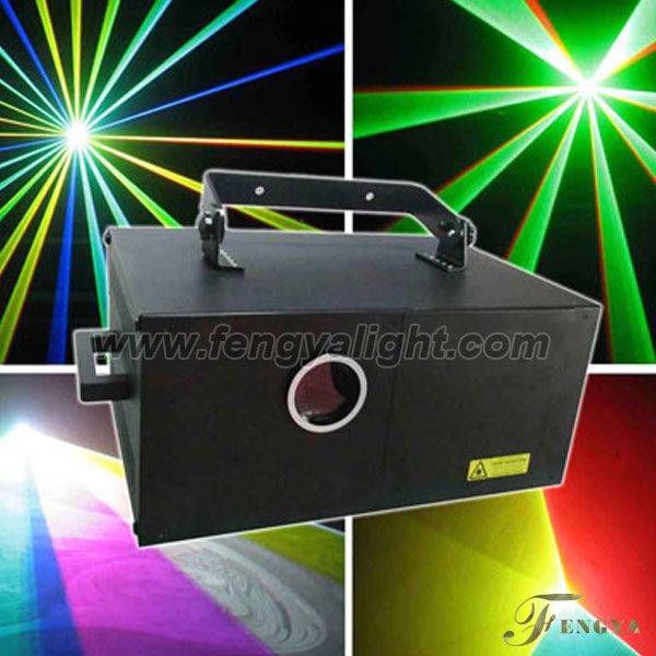 3w rgb full color animation laser stage light