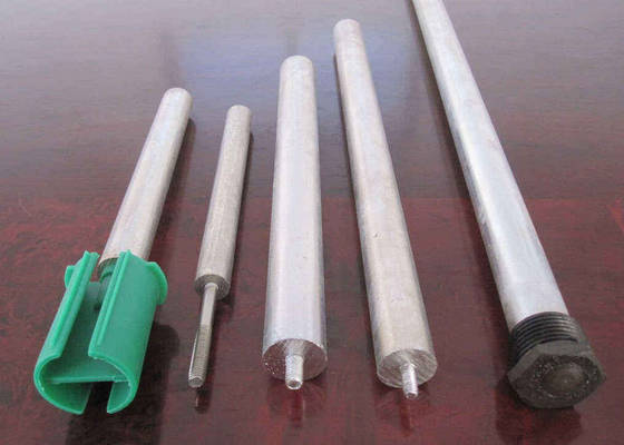 Extruded magnesium rod for solar energy water heater