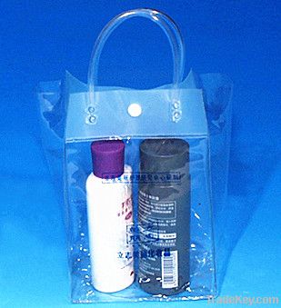 Clear plasctic pvc cosmetic packaing bag