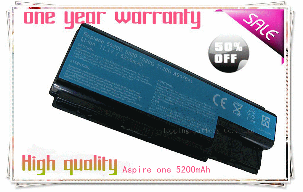 Laptop Battery for Acer Aspire 5920(black+blue)