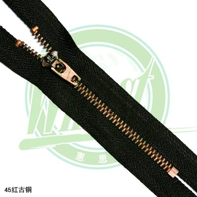 metal zippers