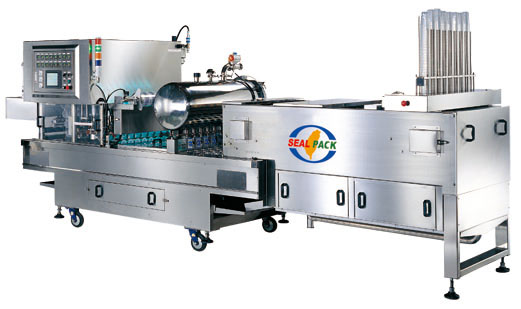 Fully Automatic Cup Rinsing & Filling & Sealing Machine