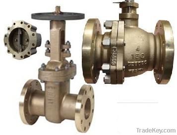 2 pc bronze ball valve