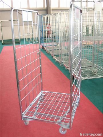 2-sided roll container/hand trolley