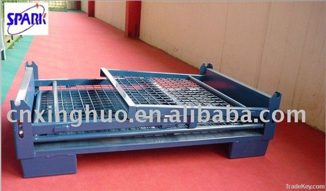 foldable steel mesh container