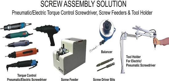 Screw Driver: Electric  /  Pneumatic  /  Accessories Electric Screw