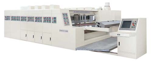 High speed full automatic printing slotting with die cutting machine