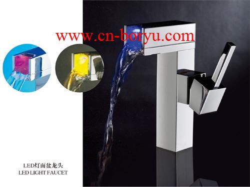 faucet, LED faucet, light faucet, sanitary ware, valve