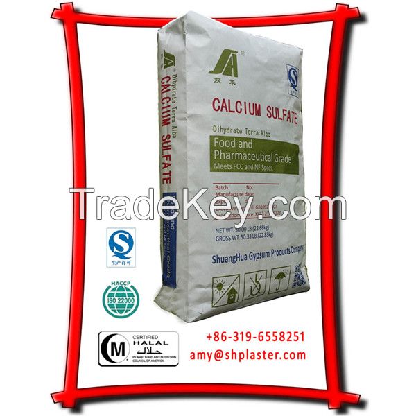 food additive calcium sulfate