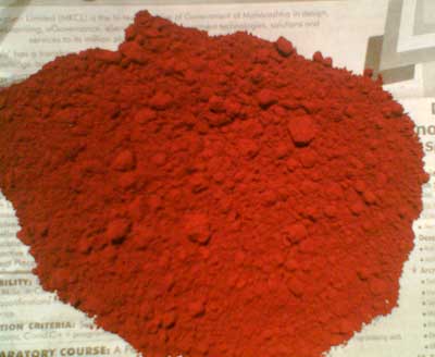 Iron oxide red / yellow / bule / black