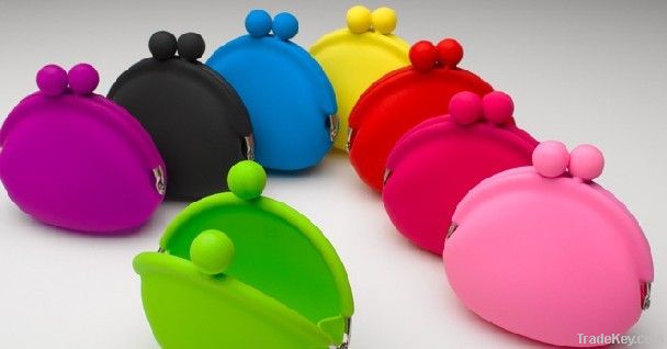 silicone rubber change purse