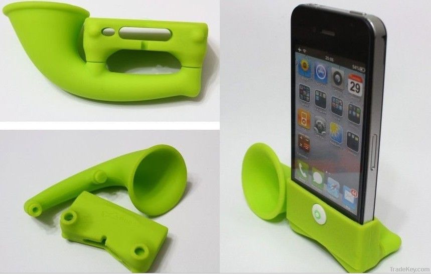 2012 new arrival silicone trumper holder for iphone