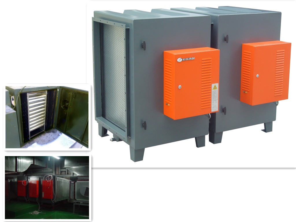 Emission Control Fume Collector Units for Kitchen Ventilation System