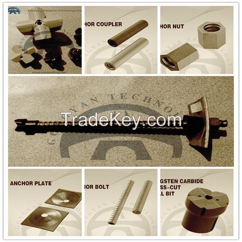 GY self drilling hollow bar anchor for soil nailing