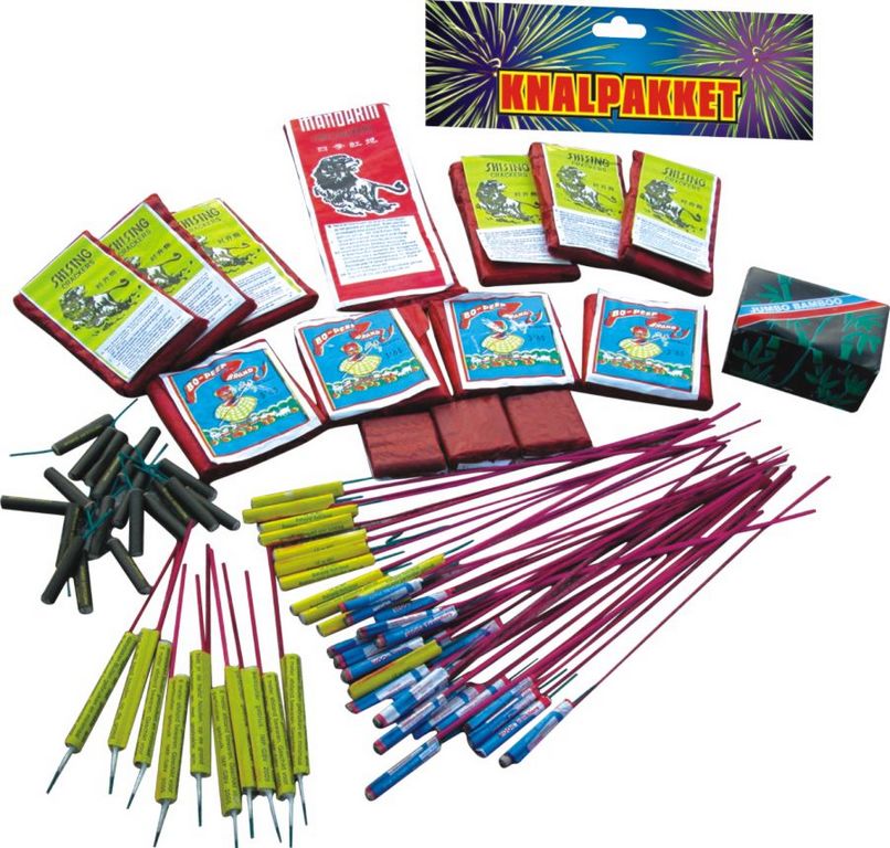 MT001 Knalpakket Assortment Chemical Fireworks