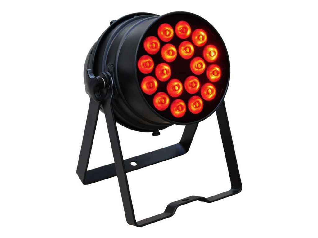 LED par64 light with RGBAW 5in1 LEDs