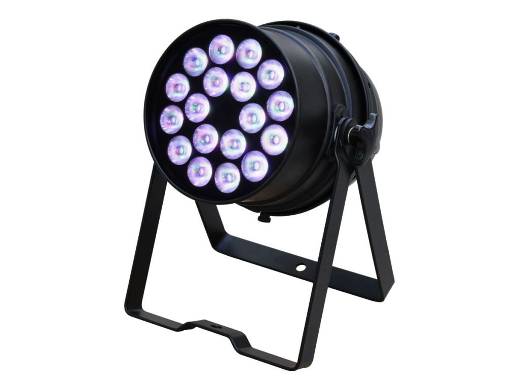 LED par64 light with RGBAW 5in1 LEDs