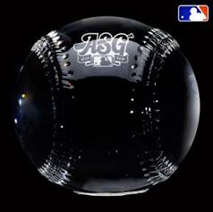 Crystal Glass Baseball