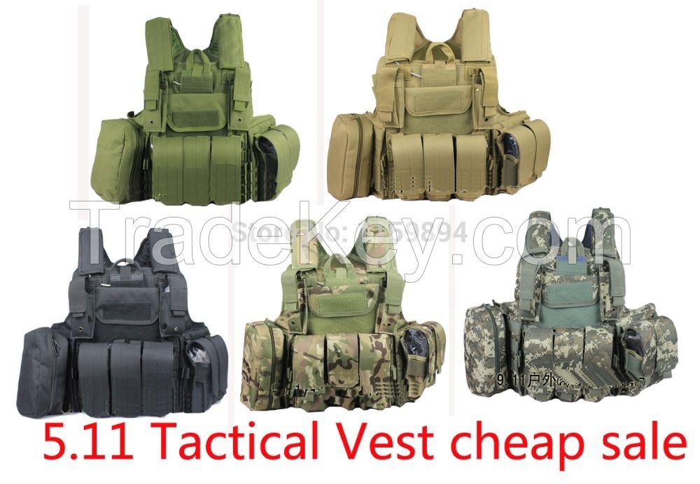 New 2015 CS Vest Molle Tactical Vest Army fans amphibious vests A-TACS FG Color PRO Bullet Proof military black Vest paintball