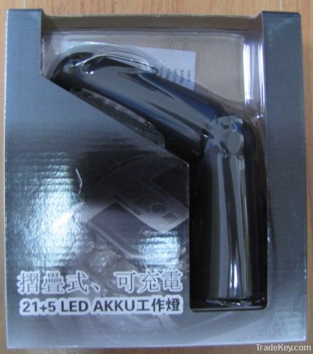 Rechargeable portable LED lamp