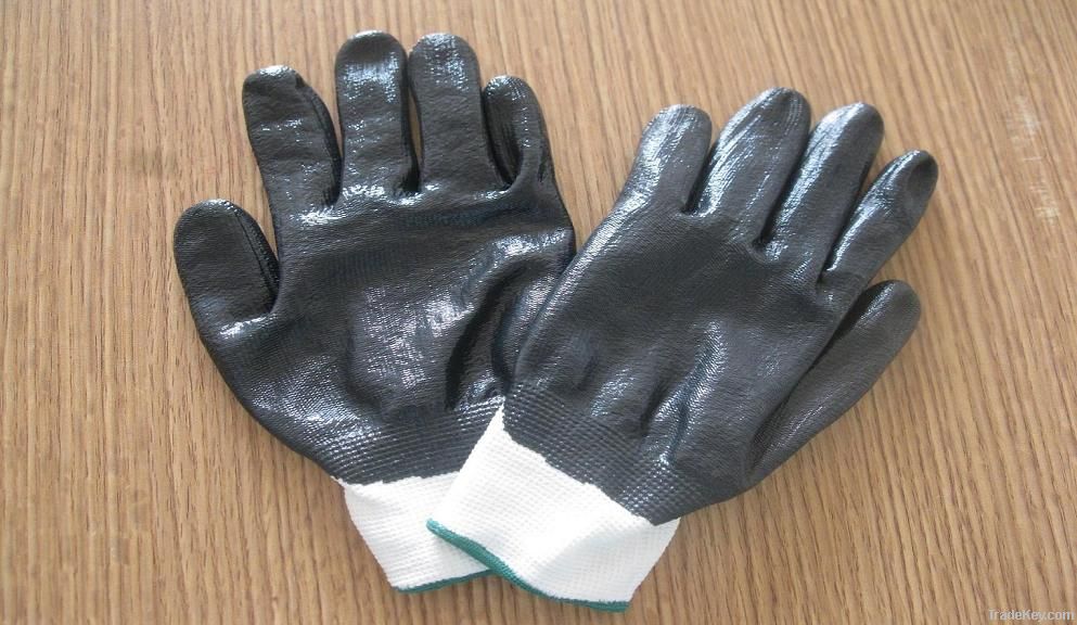 13 gauge PE Nitrile Coated Cut Resistant protective Glove