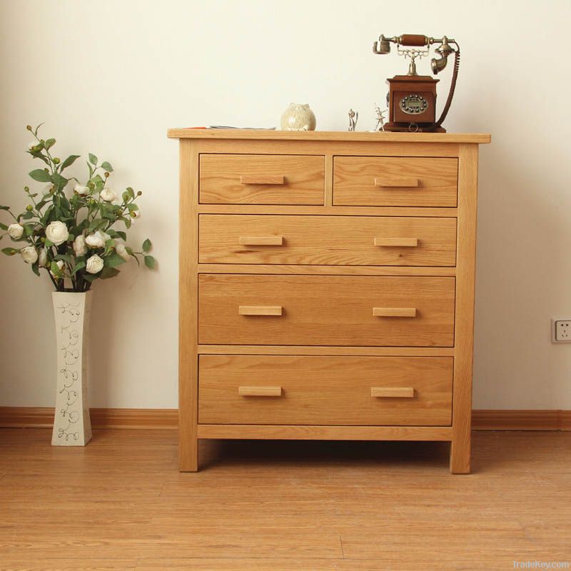 Solid Oak Bedroom Chest of Drawers
