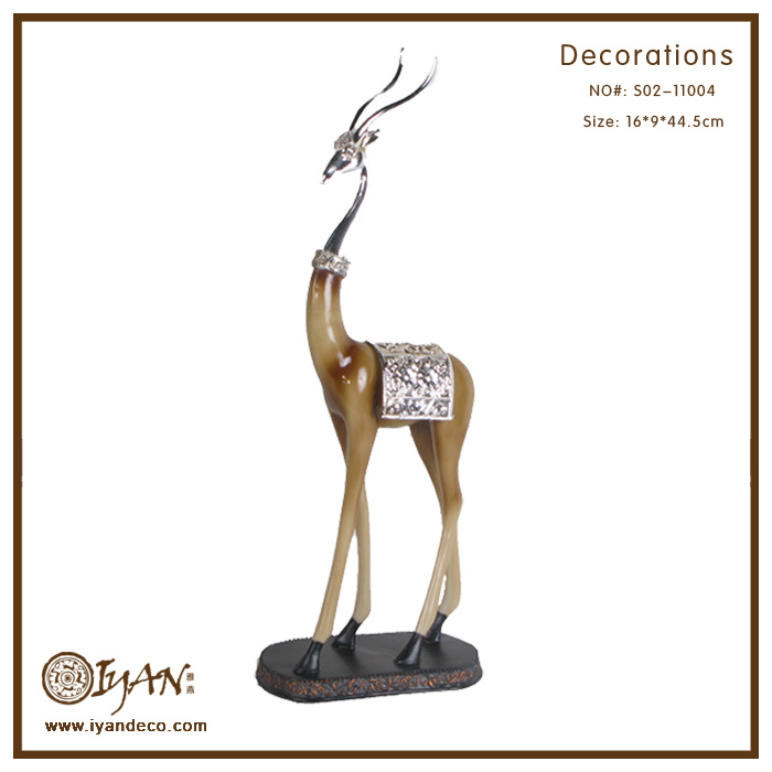 Resin Deer Sculpture Decoration