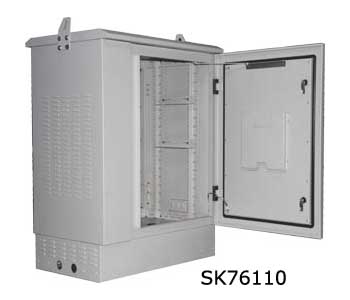 cabinet for network and telecommunication equipment