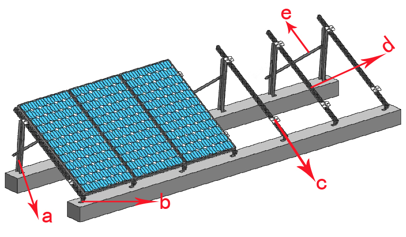 flat rooftop solar mounting system