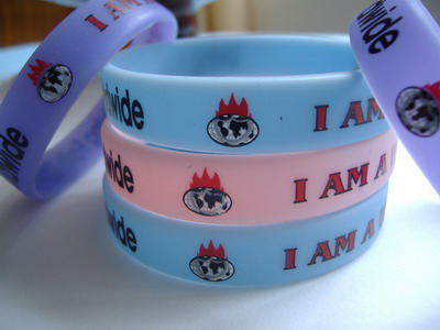 silicone wristbands/UV silicone bracelct/mix colour wristband