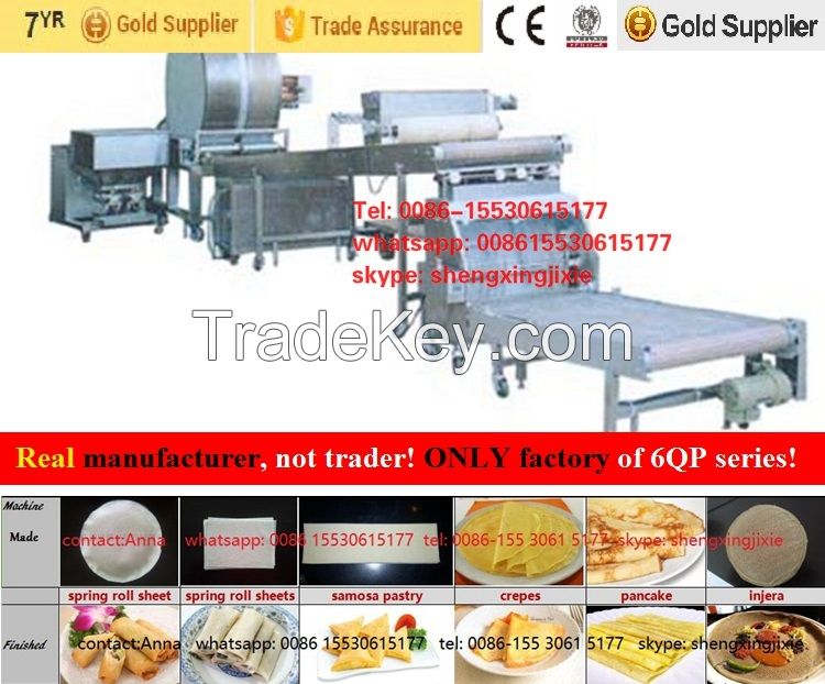 factory price low cost samosa skin/pastry making machine (manufacturer) whatsapp: 0086-15530615177