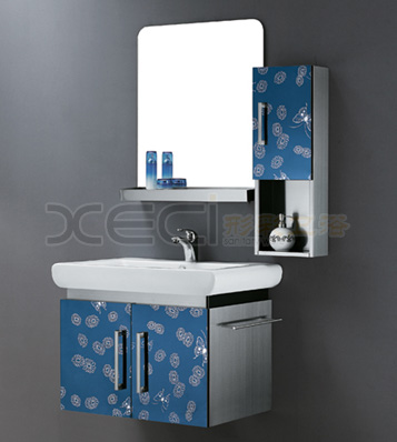 Blue stainless steel cabinet XC9047