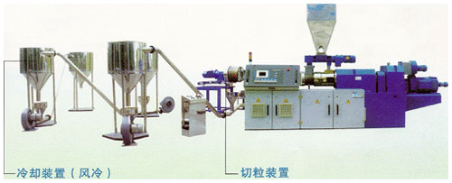 PVC pelleting production line