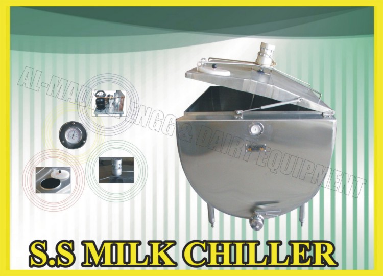 Farm Milk Cooling Tank Milk Chiller