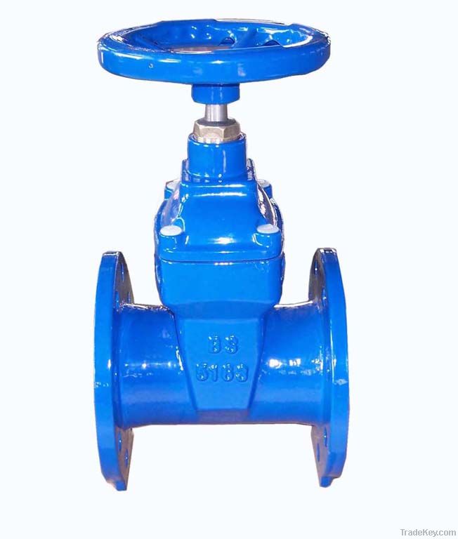 Ductile Iron BS5163 Non Rising Stem Resilient Gate Valve