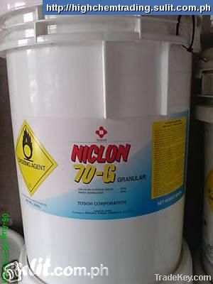 SWIMMING POOL CHEMICALS - Calcium Hypochlorite hi-chlon niclon