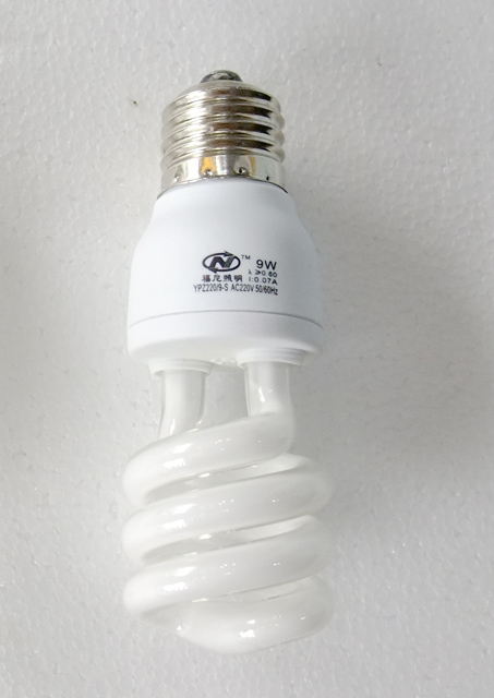 Energy-saving Lamp with Half Spiral Shape Type, 10, 000h Lifetime