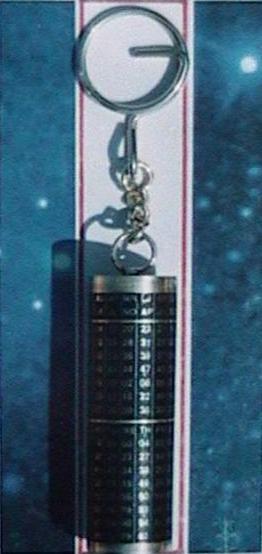 World's Smallest 5000 Years Calendar On A Key Ring