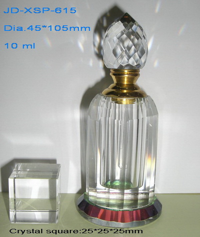 Crystal glass perfume bottle good crafts gift