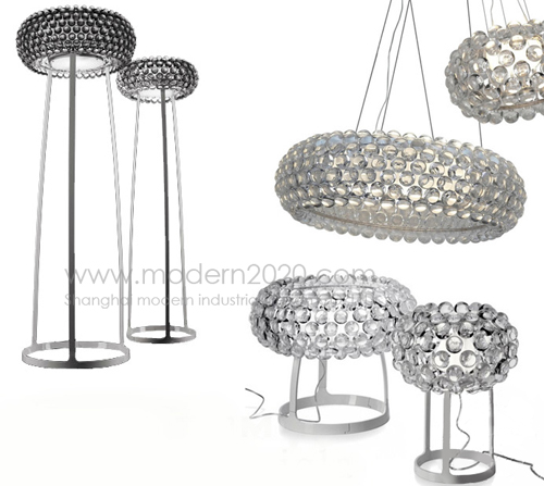 Foscarini caboche pendant lamp, crystal lamp