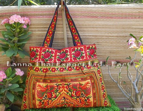 totes bag from embroidered fabric