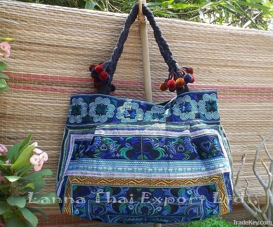totes bag from embroidered fabric