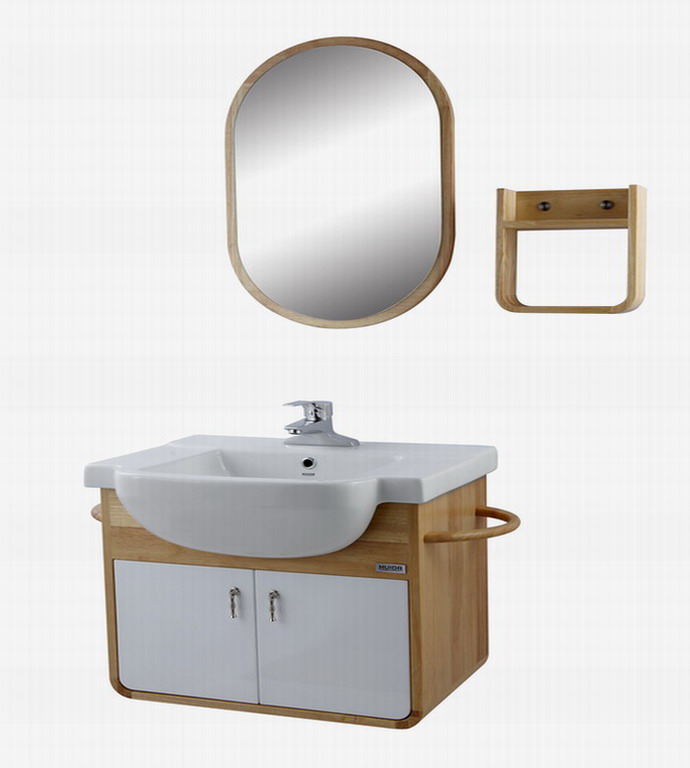 Solid Wood Bathroom vanity FL162