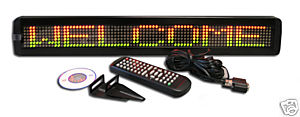 LED PROGRAMMABLE SCROLLING SIGN