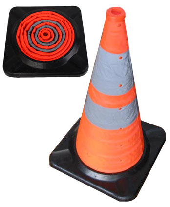 folding traffic cone